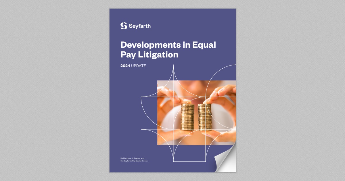 Developments In Equal Pay Litigation - 2024 Update – Page 86